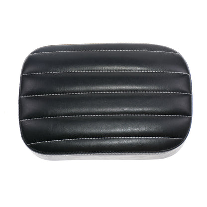 Stripes Rear Passenger Seat Pad w/8 Suction Cup Black Fit For Harley Chopper | HCmotorku