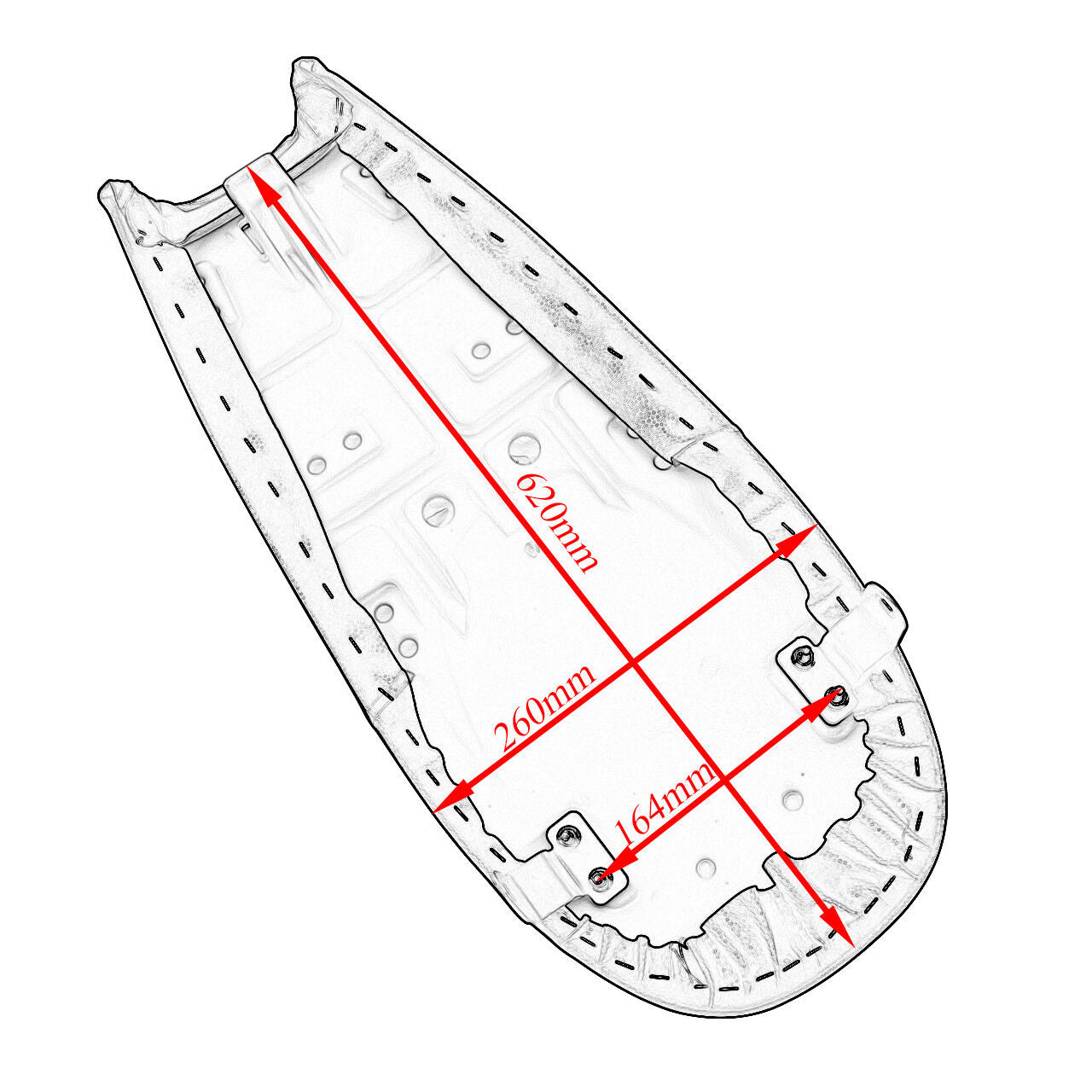 24In Motorcycle Hump Cafe Racer Seat For Suzuki GS Honda CB Yamaha SR400 XJ | HCmotorku