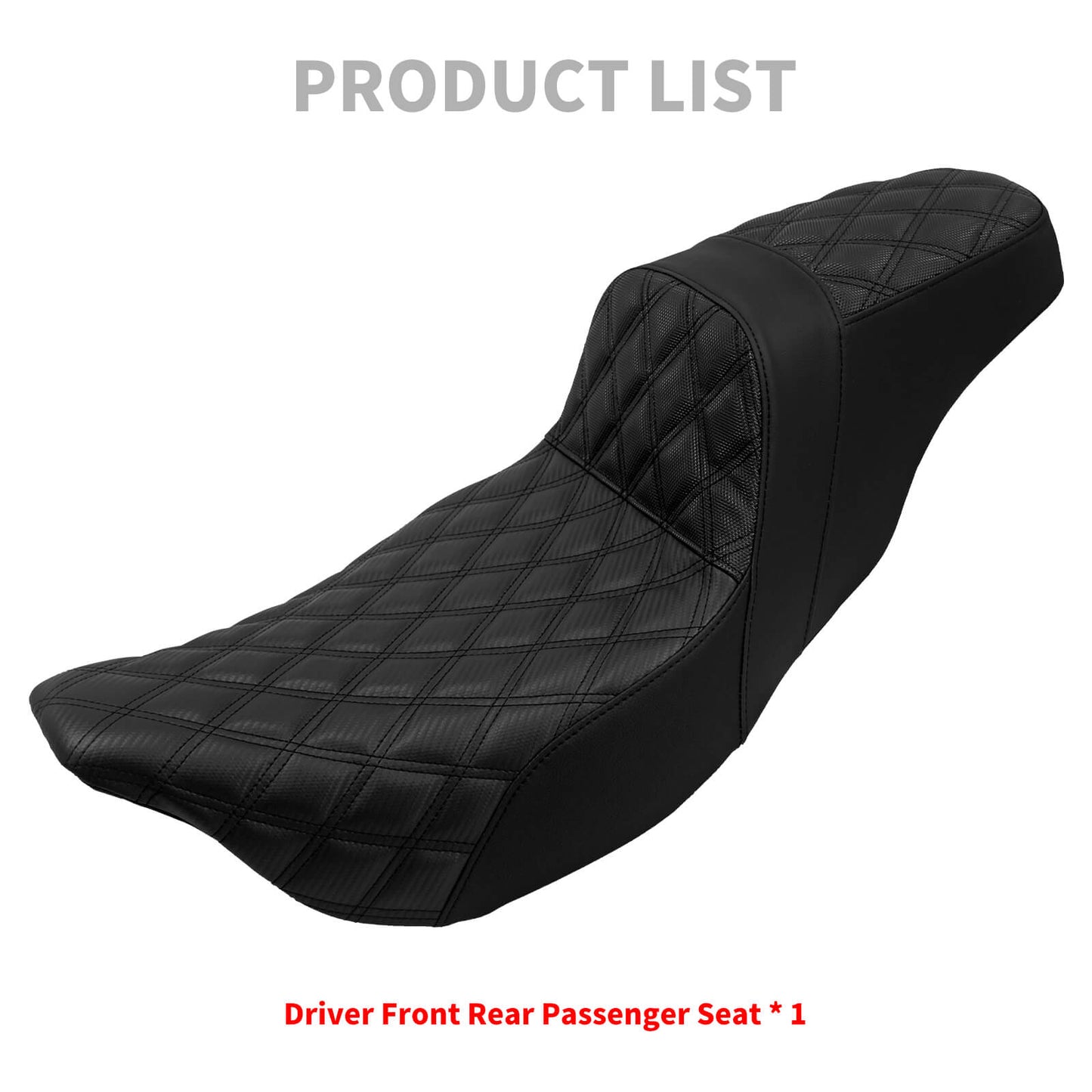 Driver Passenger Two Up Seat Gel Seats For Harley Touring 2009-2023 | HCmotorku