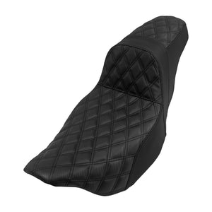Rider Passenger Two Up Seat Gel Seat Black For Harley Touring 2009-2023 | HCmotorku