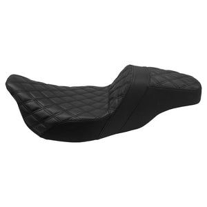 Rider Passenger Two Up Seat Gel Seat Black For Harley Touring 2009-2023 | HCmotorku