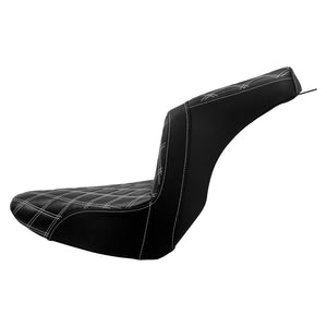 Driver Passenger Gel Seat Two Up Seat White For Harley Low Rider S ST 2018-2024 | HCmotorku