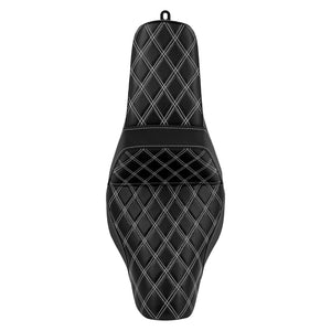 Driver Passenger Gel Seat Two Up Seat White For Harley Low Rider S ST 2018-2024 | HCmotorku