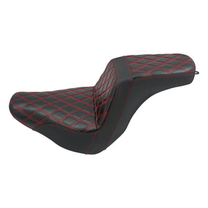 2-Up Seat Driver Passenger Gel Seat Red For Harley Low Rider S ST 2018-2024 | HCmotorku