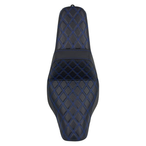 Step Up Gel Seat Driver Passenger Seat Blue For Harley Low Rider 2018-2024 | HCmotorku