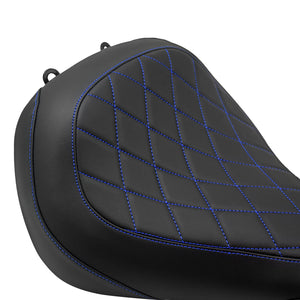 Driver & Passenger Seats For Harley Breakout 2023-2024 Fat Boy 2018-2024 Blue Diamond | HCmotorku