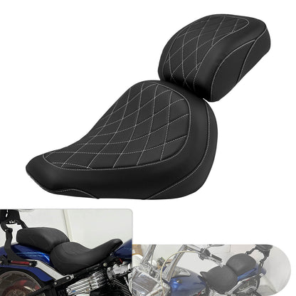 Rider Passenger 2-up Seat White Stitching For Harley Breakout FXBR FXBRS 2023-2024 | HCmotorku