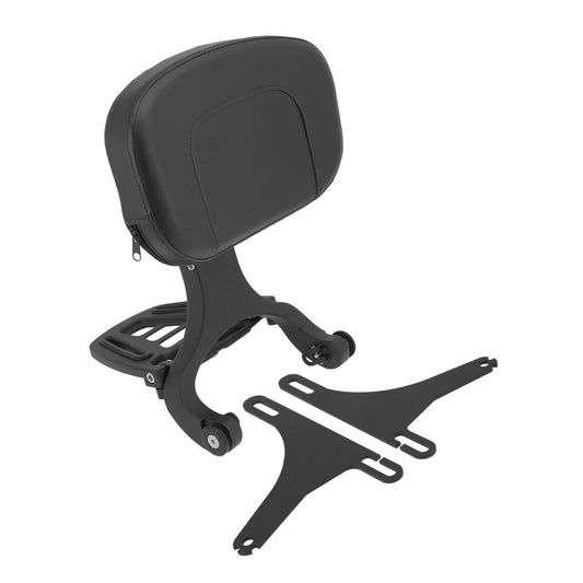 Multi-Purpose Driver & Passenger Backrest Black Fit For Harley Dyna 2006-2017 | HCmotorku