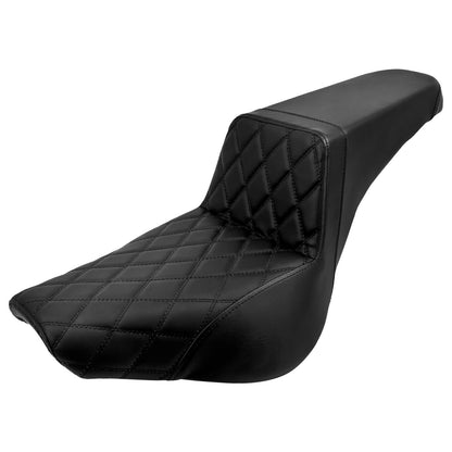 Bevel Two-Up Seat Driver Passenger Fit for Harley Softail 2018-UP | HCmotorku