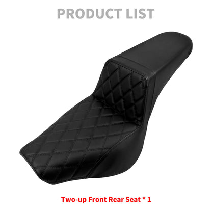 Bevel Two-Up Seat Driver Passenger Fit for Harley Softail 2018-UP | HCmotorku