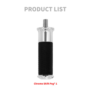 Particles Anti Slip Shifter Foot Peg Chrome For Harley Touring Sportster Softail | HCmotorku