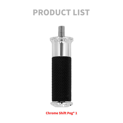 Particles Anti Slip Shifter Foot Peg Chrome For Harley Touring Sportster Softail | HCmotorku