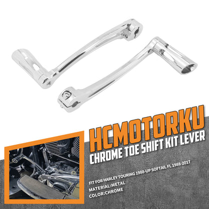 Heel Toe Gear Shifter Shift Lever Pedal Peg For Harley Softail Street Road Glide | HCmotorku