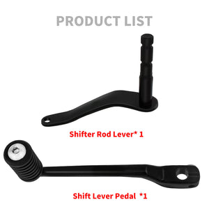 Extended Shaft Gear Shift Shifter Peg Toe Black Fit For Harley Softail FL 2018-UP | HCmotorku