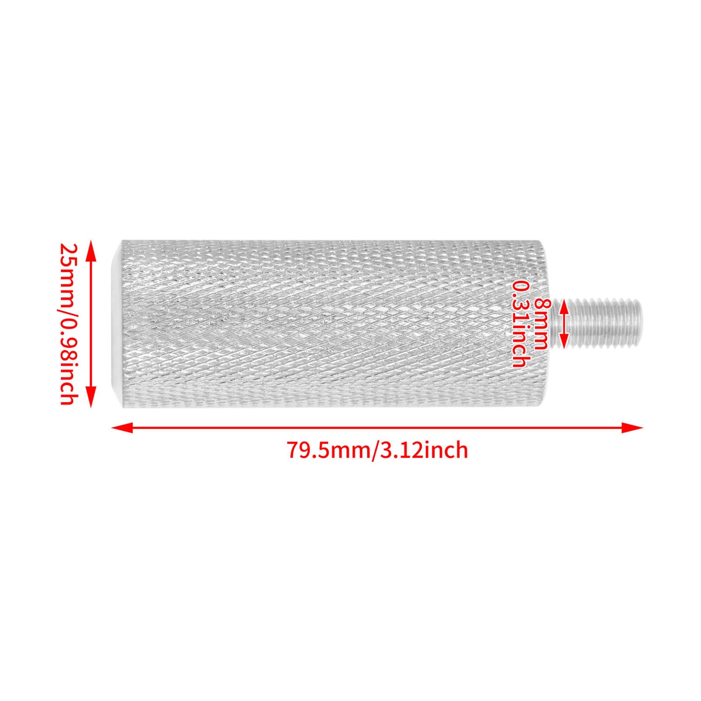 CNC Knurled Shifter Peg for Harley | HCmotorku