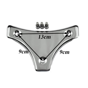 Sissy Bar Backrest Pad w/ Chrome Bracket Fit For Harley Touring FLHR FLHX 2009-2018 | HCmotorku