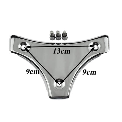 Sissy Bar Backrest Pad w/ Chrome Bracket Fit For Harley Touring FLHR FLHX 2009-2018 | HCmotorku