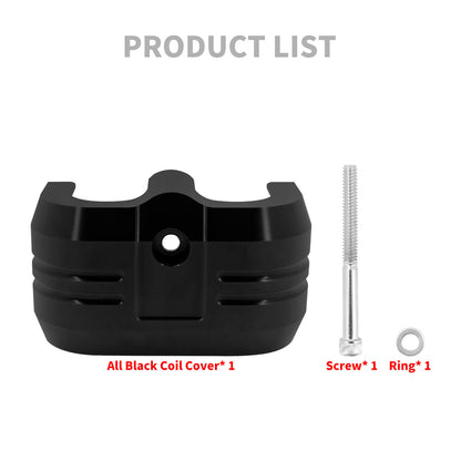 Ignition Coil Cover Aluminum Black Fit For Harley Softail Fat Boy FLFBS Breakout | HCmotorku