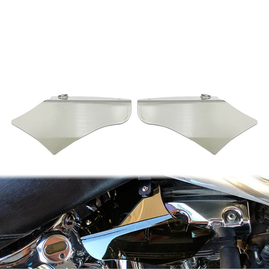 1 Pair Mid-frame Heat Shield Air Deflector Fit For Harley Softail Fatboy 2000-2017 | HCmotorku