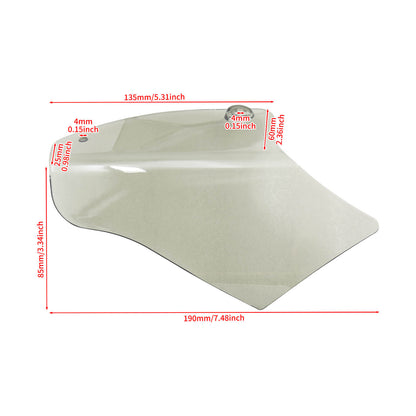 1 Pair Mid-frame Heat Shield Air Deflector Fit For Harley Softail Fatboy 2000-2017 | HCmotorku