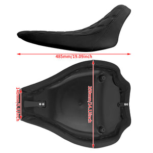 Diamond Solo Seat Black For Harley Softail Rocker C FXCWC 2008-2017 Breakout FXSB 2013 | HCmotorku