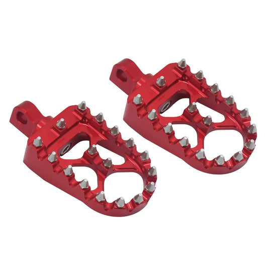 CNC Foot Pegs Floorboards MX Fat Pedals Fit For Harley Softail Road King | HCmotorku