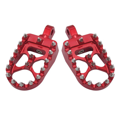 CNC Foot Pegs Floorboards MX Fat Pedals Fit For Harley Softail Road King | HCmotorku