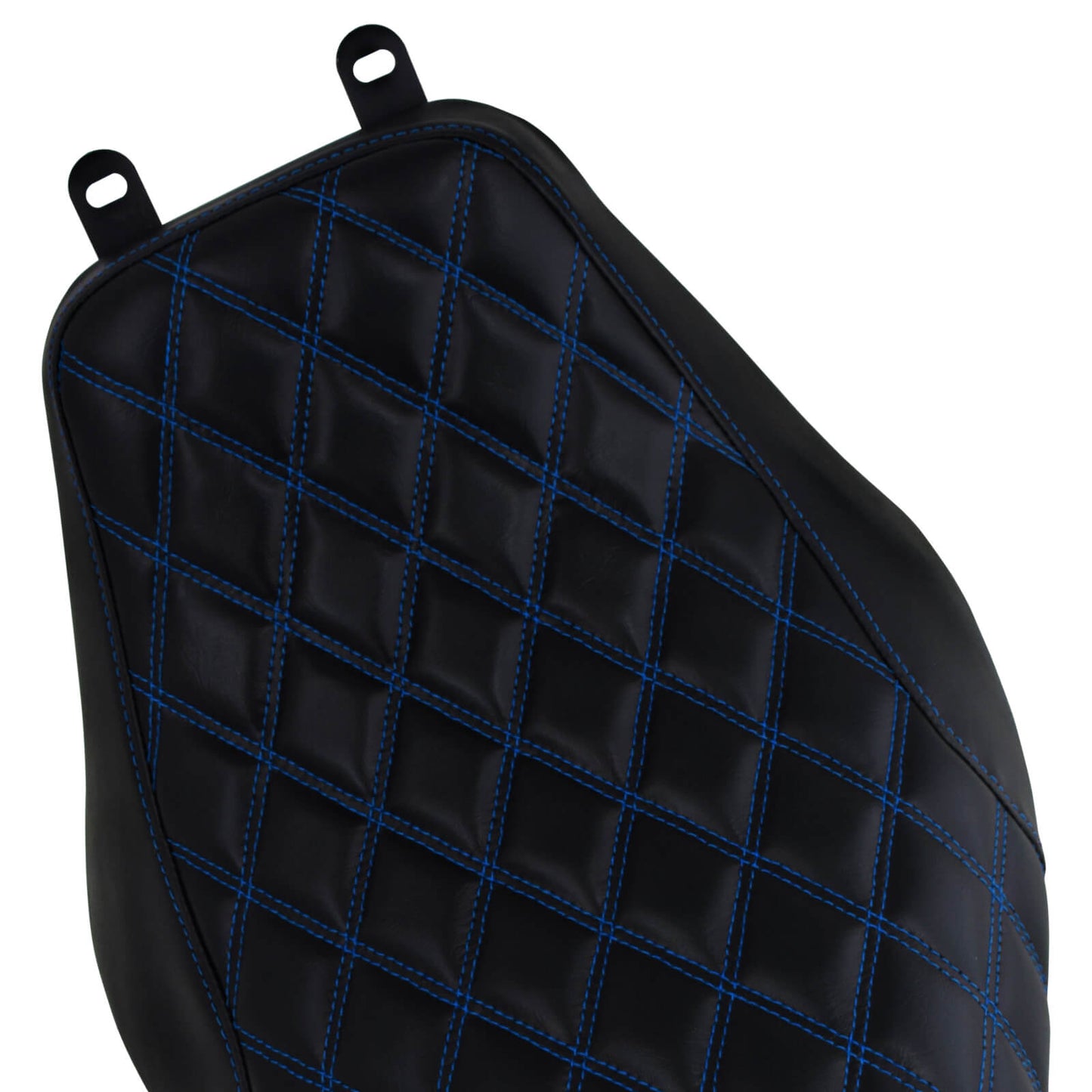 Solo Seat Cushion Blue line diamond Fit For Harley Heritage Softail Deluxe 2006-2017 | HCmotorku