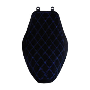 Solo Seat Cushion Suede Blue Line Diamond Fit For Harley Heritage Softail Deluxe 2006-2017 | HCmotorku
