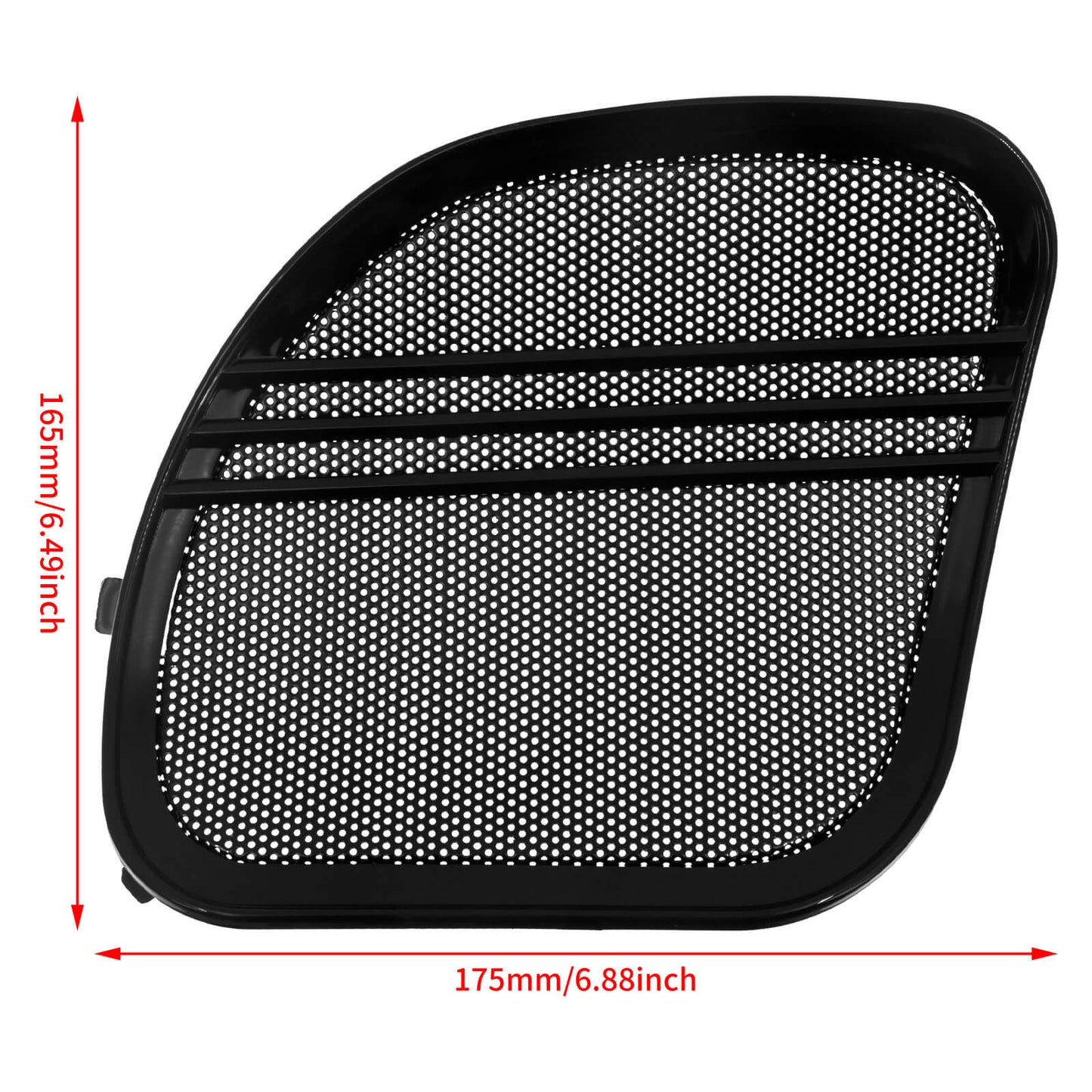 Tri-Line Speaker Grill Mesh Cover Trim Fit For Harley Touring Road Glide 2015-2023 | HCmotorku