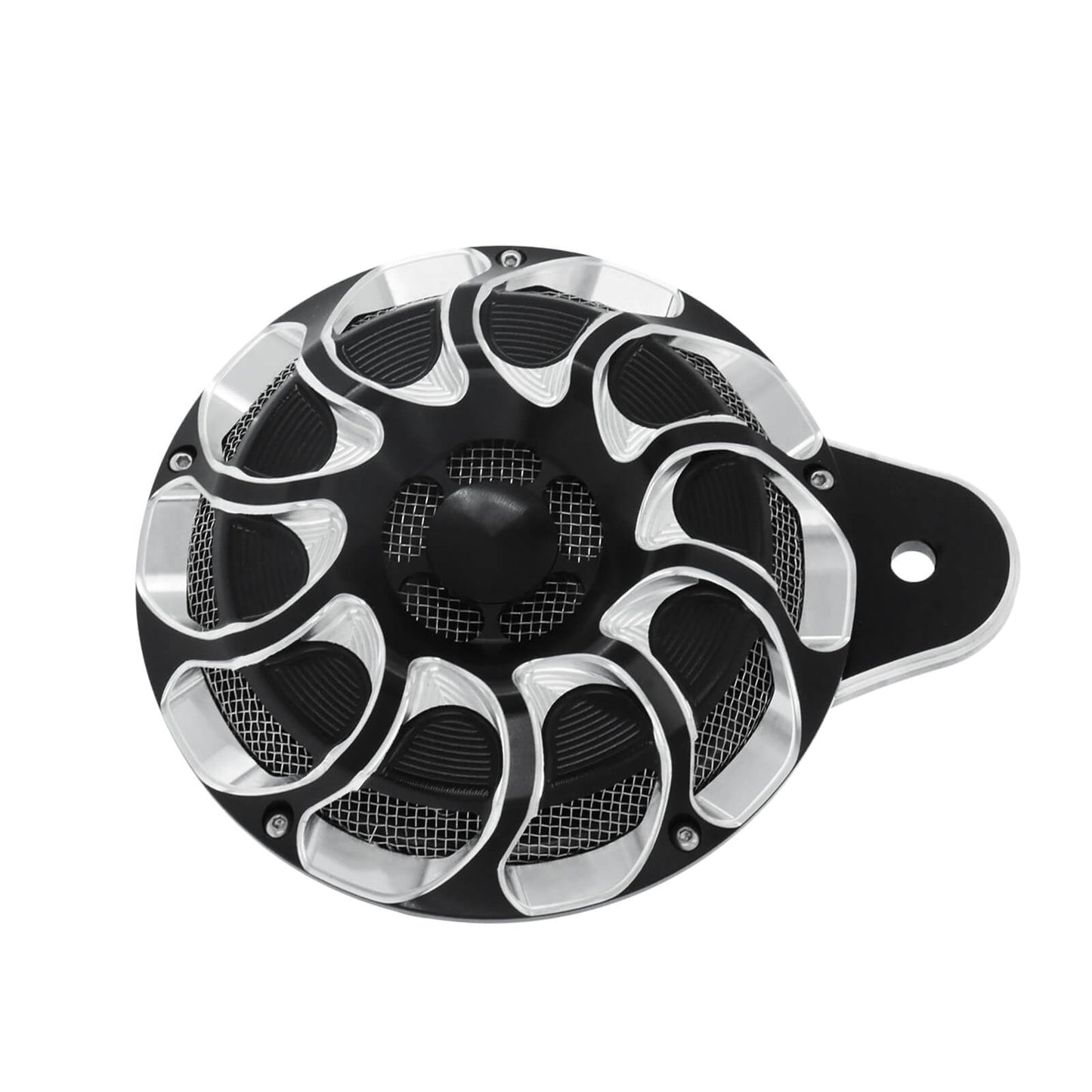 Spin CNC Cut Horn Speaker Cover Fit For Harley 1991-UP Big Twin 2007-UP Sportster | HCmotorku