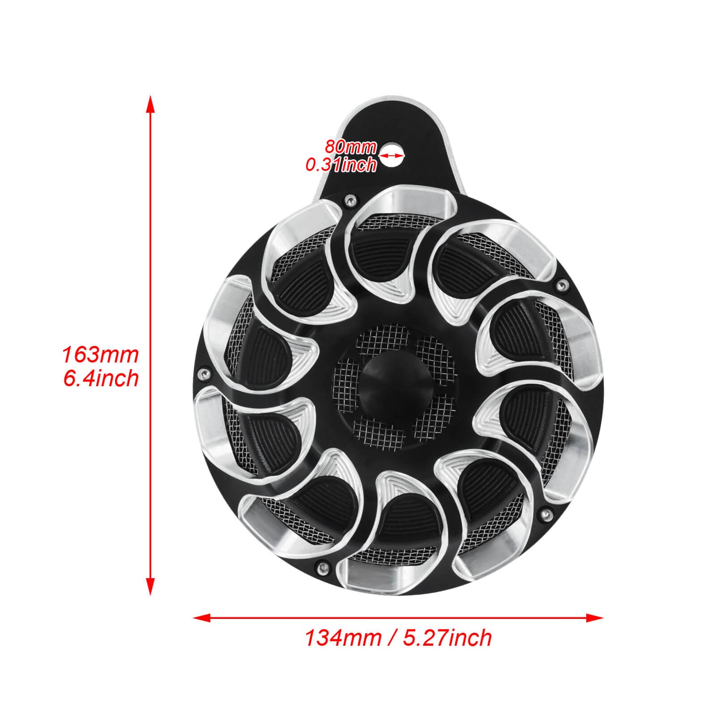 Spin CNC Cut Horn Speaker Cover Fit For Harley 1991-UP Big Twin 2007-UP Sportster | HCmotorku