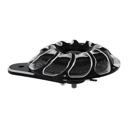 Spin CNC Cut Horn Speaker Cover Fit For Harley 1991-UP Big Twin 2007-UP Sportster | HCmotorku