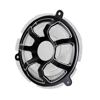 2x Front Speaker Grill Masks Cover Black Fit For Harley Touring FLHTK 2014-2020 | HCmotorku