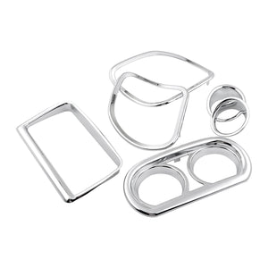 Inner Fairing Speedometer Radio Speaker Trim Chrome For Harley Road Glide | HCmotorku
