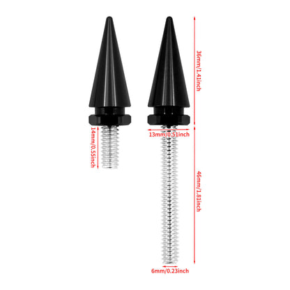 Impaler Spike Wind Screen Windshield Bolt Black For Electra Street Glide 2014-2023 | HCmotorku