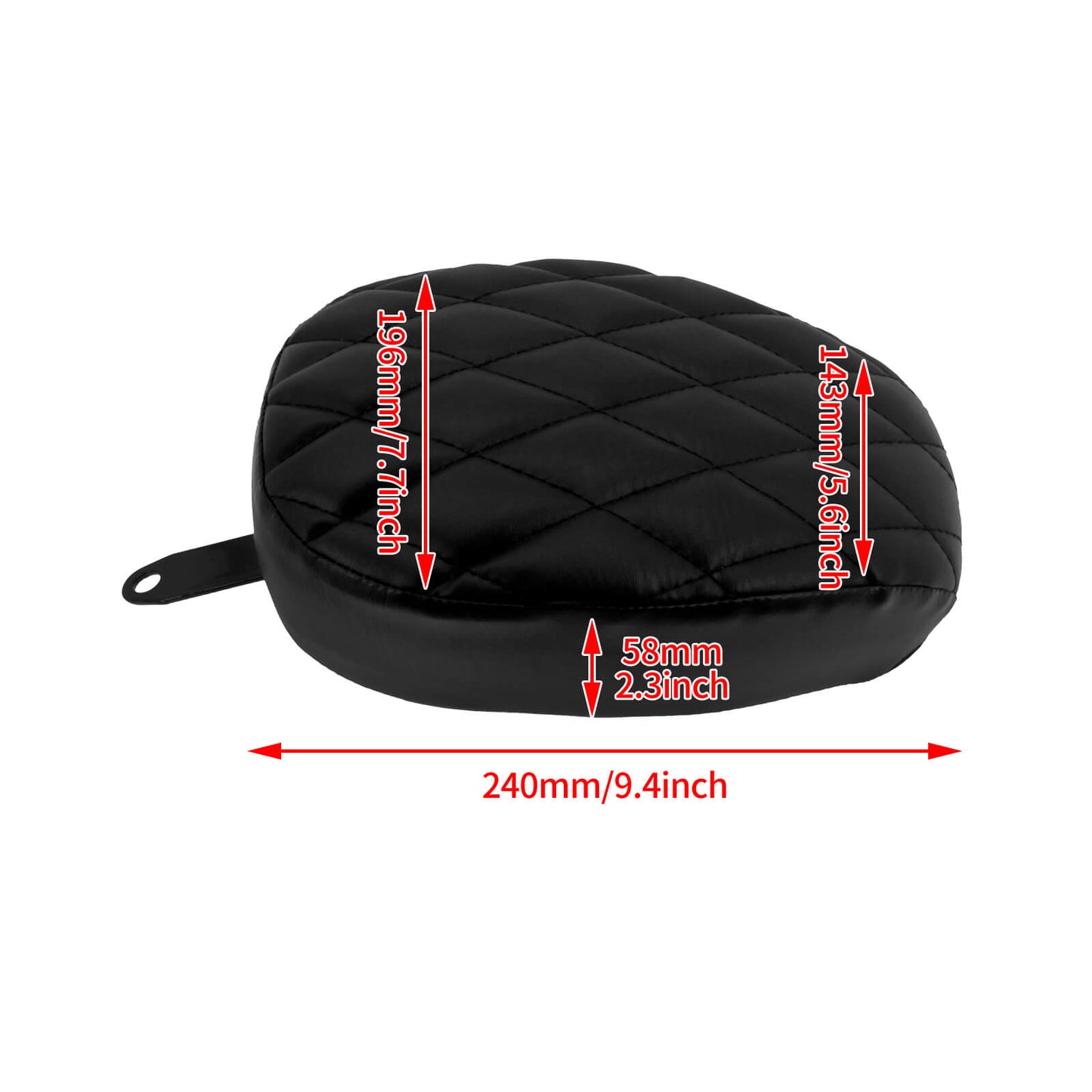 Rear Passenger Pillion Pad Seat Diamond Fit For Harley Sportster 72 48 2010-2015 | HCmotorku