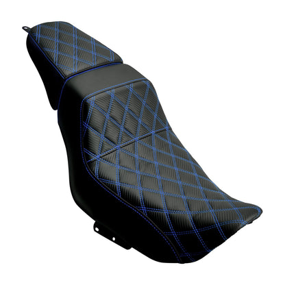 Driver Passenger Leather One-Piece Seat Blue For Harley Nightster RH975 RH975S 2022-UP | HCmotorku