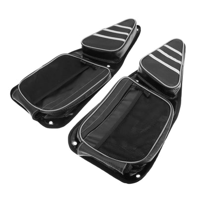 Front Side Storage Door Bags w/Knee Pad Set Fit For UTV Polaris RZR XP4 XP 1000 | HCmotorku