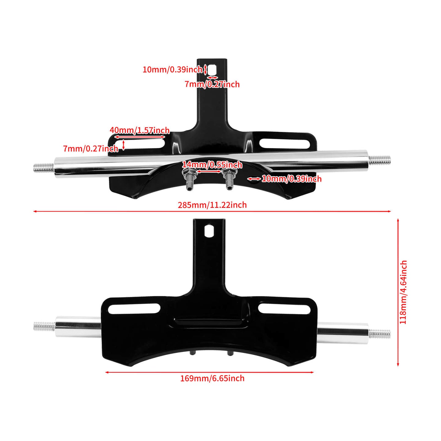 License Plate Mounted Turn Signal Relocation Fit Harley Dyna XL models | HCmotorku