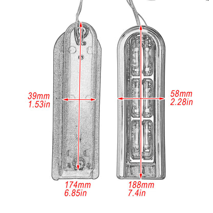 LED Insert Filler Accent Lights Fit Harley Touring 2014-UP | HCmotorku