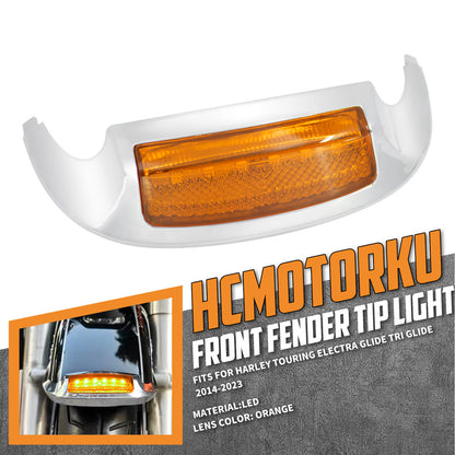 LED Front Fender Tip Light for Harley Touring 2009-Later | HCmotorku