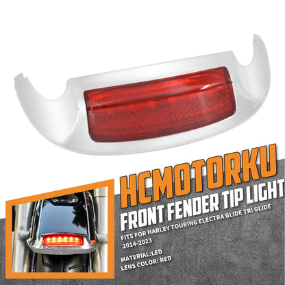 LED Front Fender Tip Light for Harley Touring 2009-Later | HCmotorku