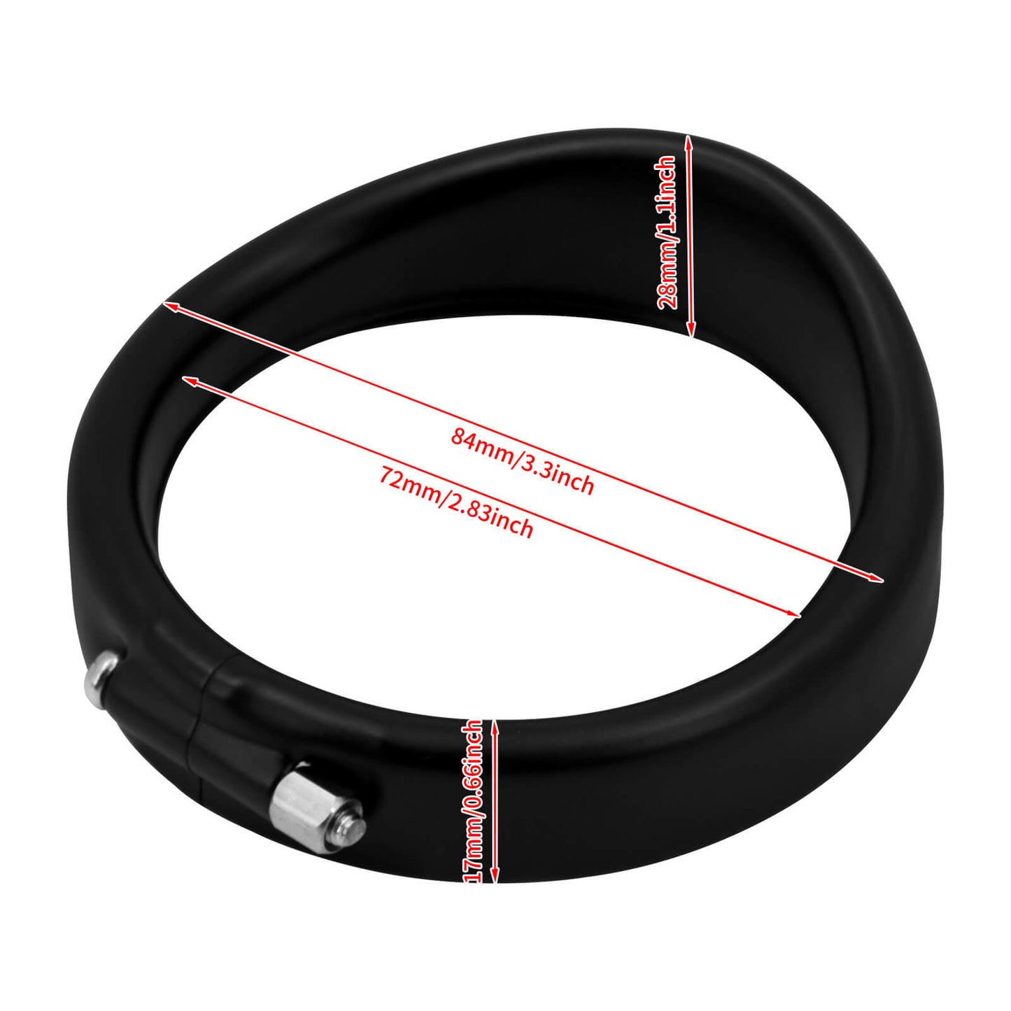 Visor Style Turn Signal Trim Ring Cover Fit for Harley Touring Softail | HCmotorku