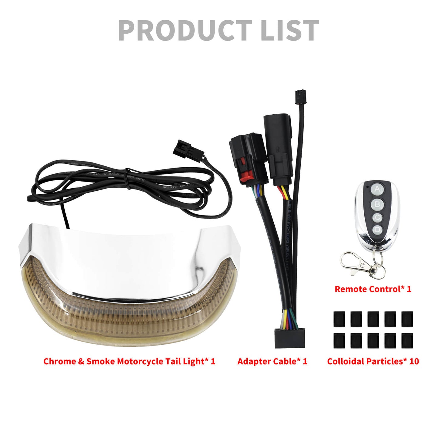 Lens Fender Tail Light Remote Control Lighting Mold Smoke Fit For Touring 2014-UP | HCmotorku