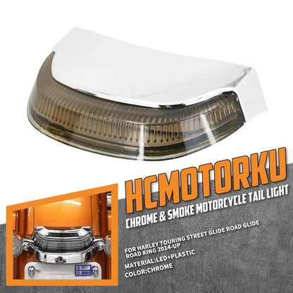 Lens Fender Tail Light Remote Control Lighting Mold Smoke Fit For Touring 2014-UP | HCmotorku
