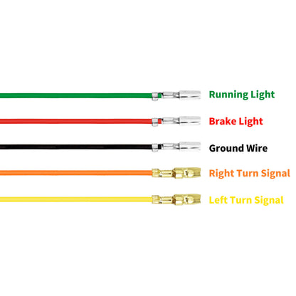 Rear Brake LED Tail Light Smoke Fit For KAWASAKI Z125 2016-2022 Z800 NINJA ZX-6R | HCmotorku