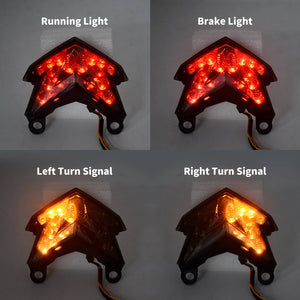 Rear Brake LED Tail Light Fit For KAWASAKI Z125 16-22 NINJA ZX-6R 2013-2018 Z800 | HCmotorku