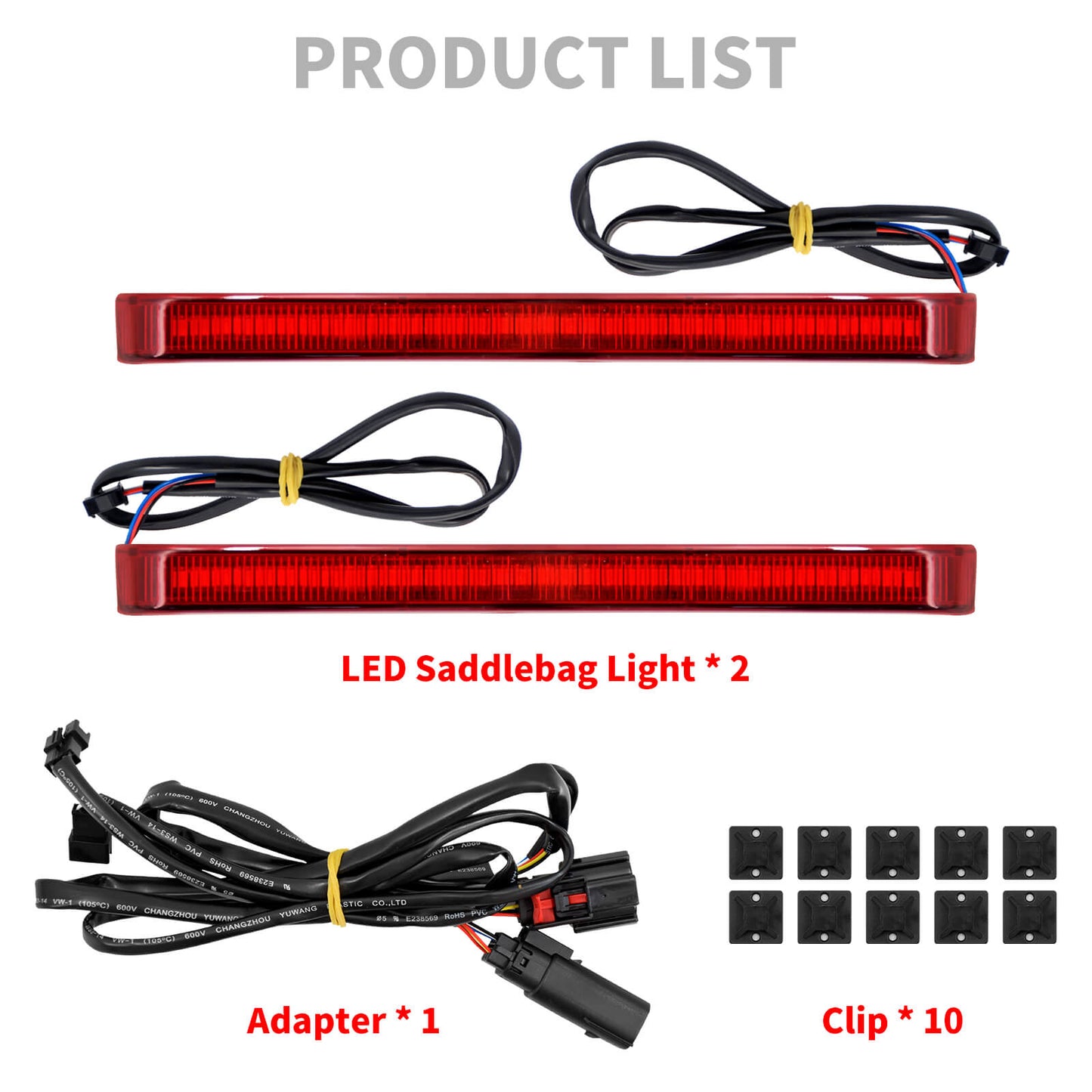 LED Saddlebag Tail Light for Harley Touring 2014-2023 | HCmotorku