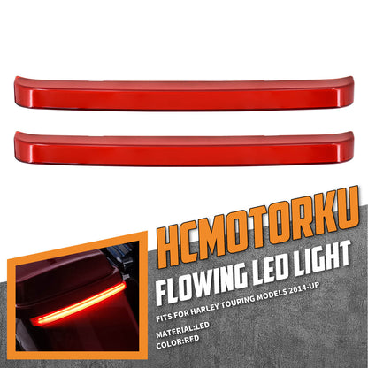 LED Saddlebag Tail Lights for Harley 2014-2023 | HCmotorku